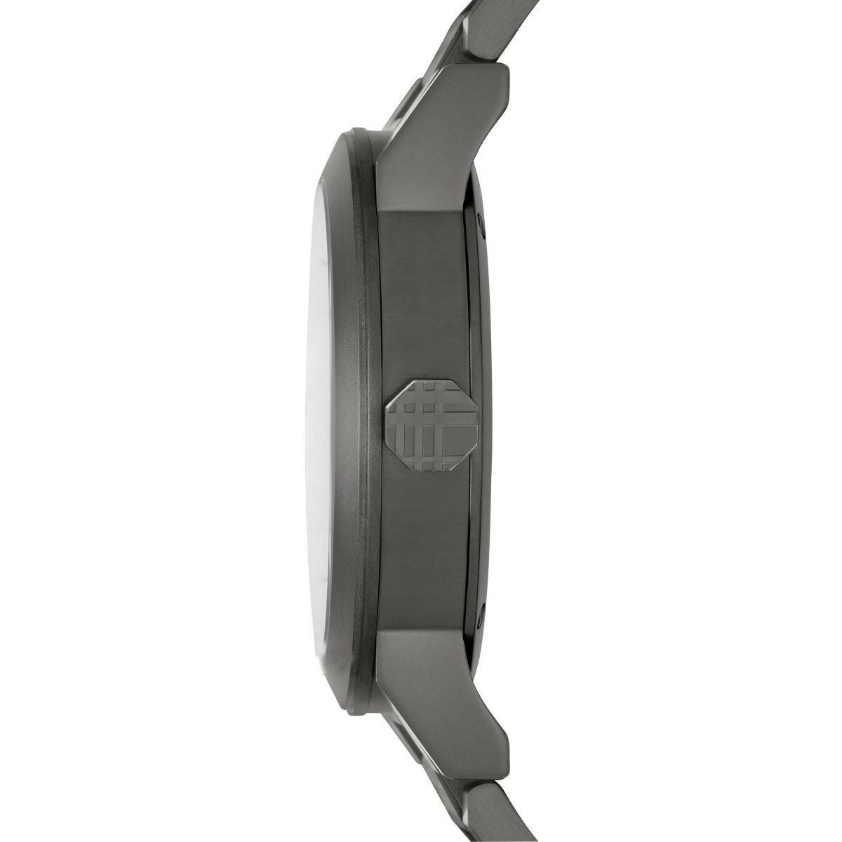 Burberry BU9902 Die City Waffenmetall ZifferblattStahl Herren Uhr Burberry BU9902 Die City Waffenmetall ZifferblattStahl Herren Uhr